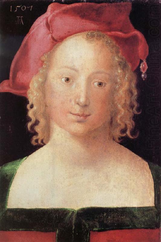 Albrecht Durer Young Woman with a Red Beret china oil painting image
